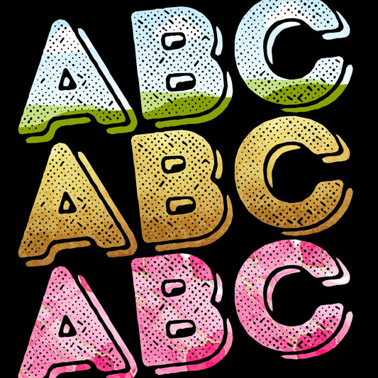Letter Canva Frames - Drag and Drop Frames -  Distressed Fillable Alphabet Font Letters PNG Canva Frame Alphaset Doodle Templates