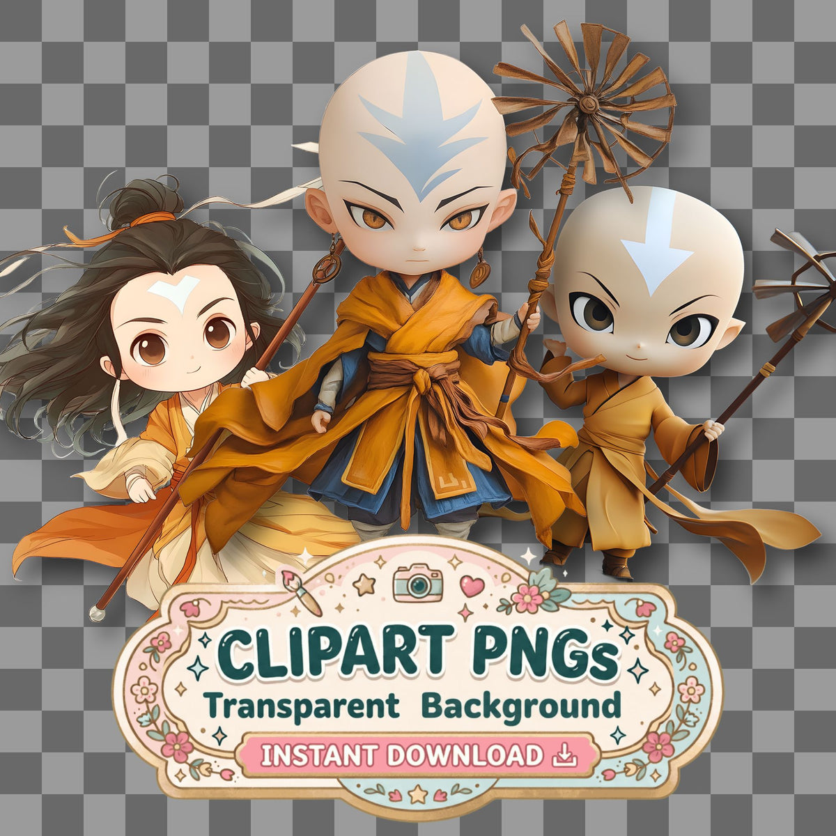 Air Bender Clipart Pngs
