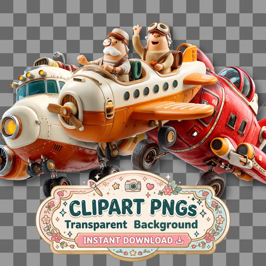 Airplane Clipart Pngs