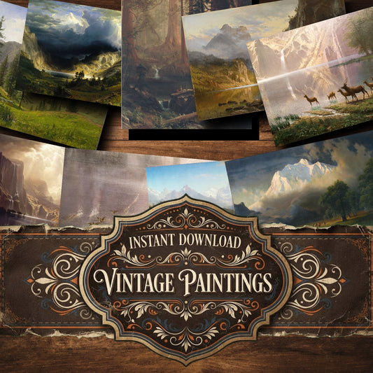 Albert Bierstadt Vintage Paintings