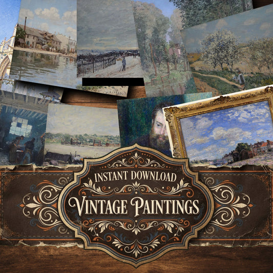 Alfred Sisley Vintage Paintings