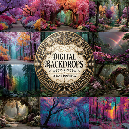 Alice Wonderland Magical Backdrop Images