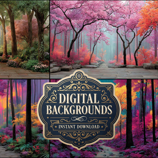 Alice Wonderland Magical Backdrop Images