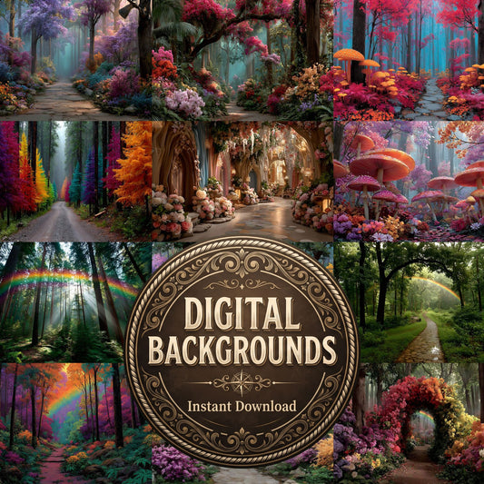 Alice Wonderland Magical Backdrop Images
