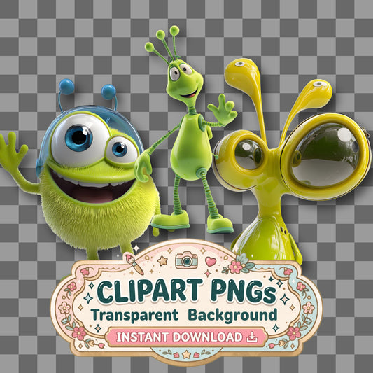 Alien Clipart Pngs