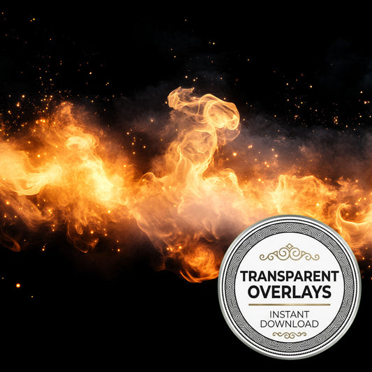 Amber Oil Flame Transparent Overlay Pngs