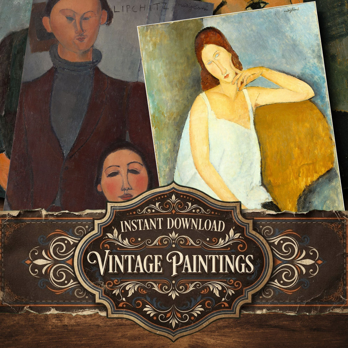 Amedeo Modigliani Vintage Paintings