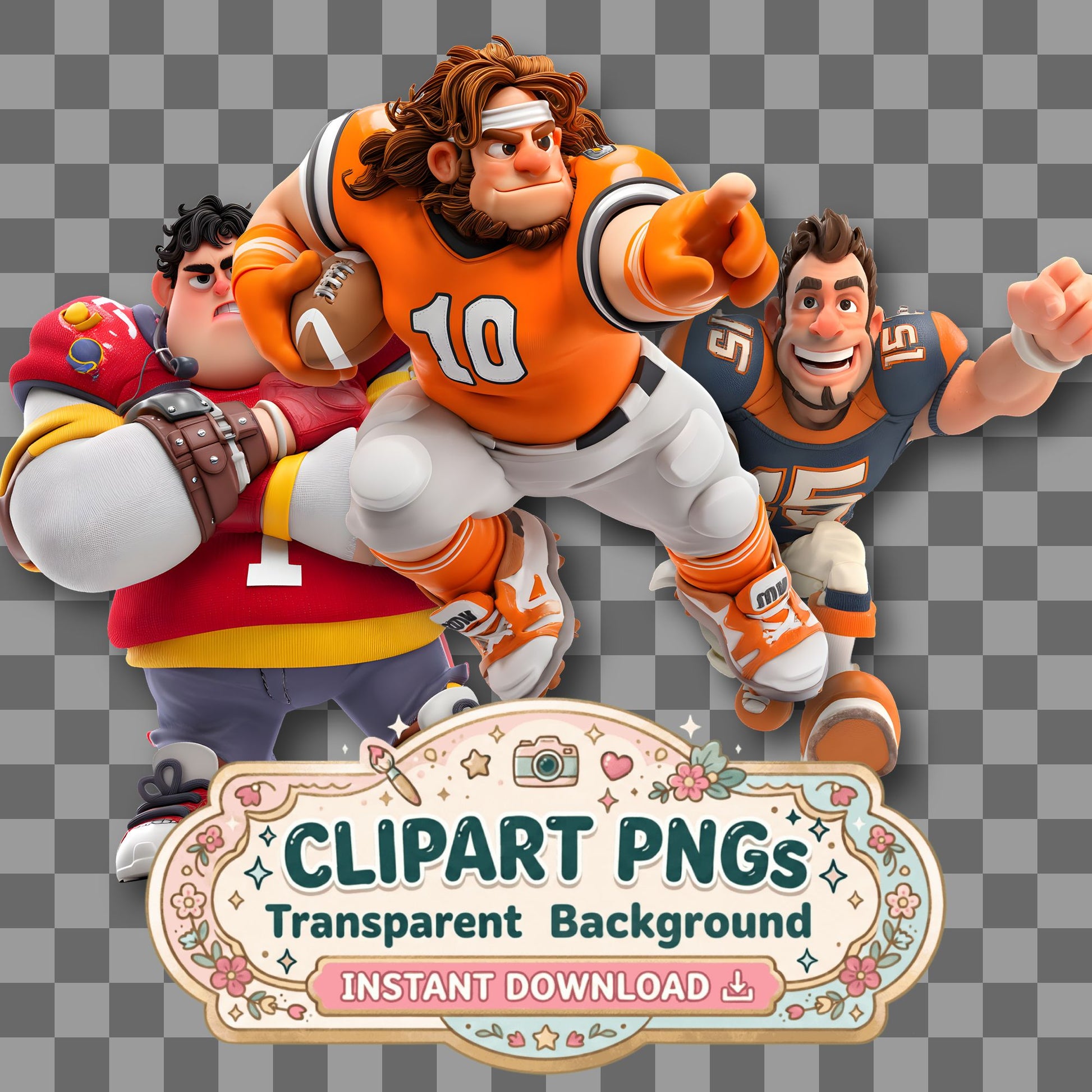 American Football Clipart Pngs