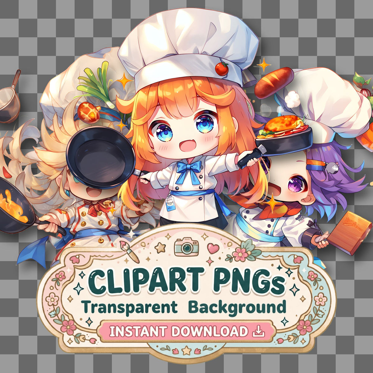 Anime Chef Clipart Pngs