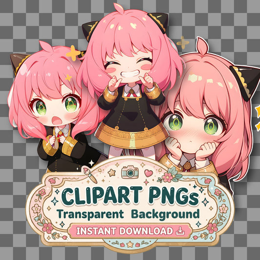 Anya Forger Clipart Pngs