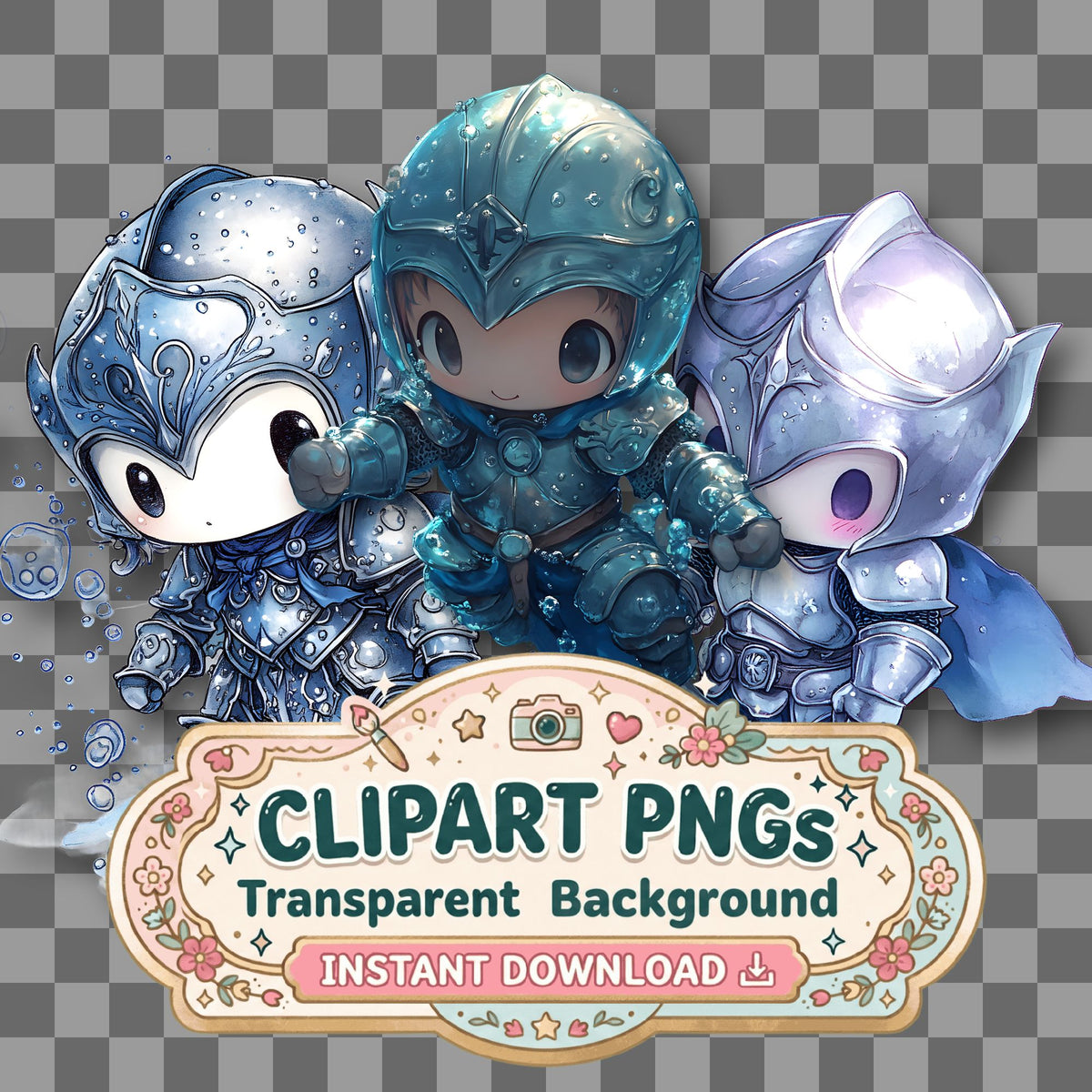 Aquatic Knight Clipart Pngs