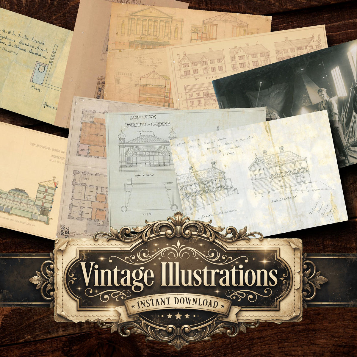 Architecture Vintage Prints
