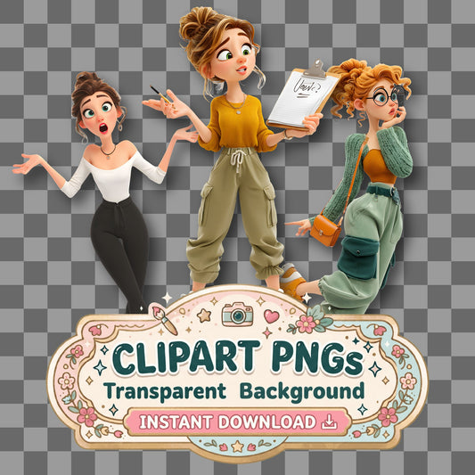 Artist Woman Clipart Pngs