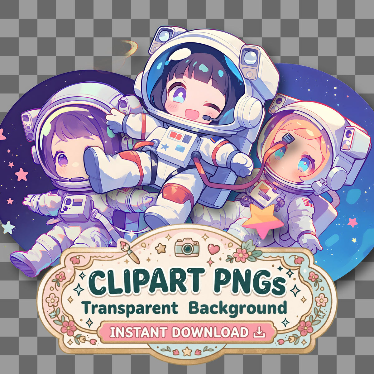 Astronaut Girl Clipart Pngs