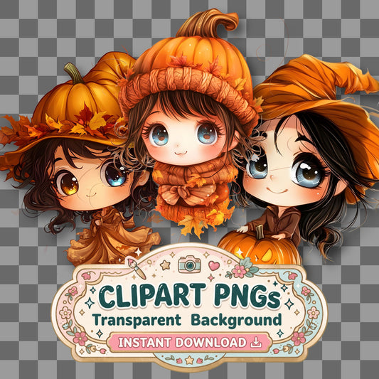 Autumn Spirit Clipart Pngs