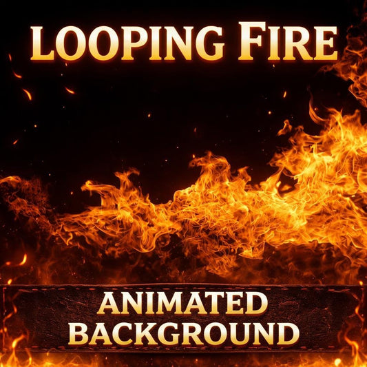 Looping fire background video | Seamless flames loop, animated screen | Fire & smoke video background