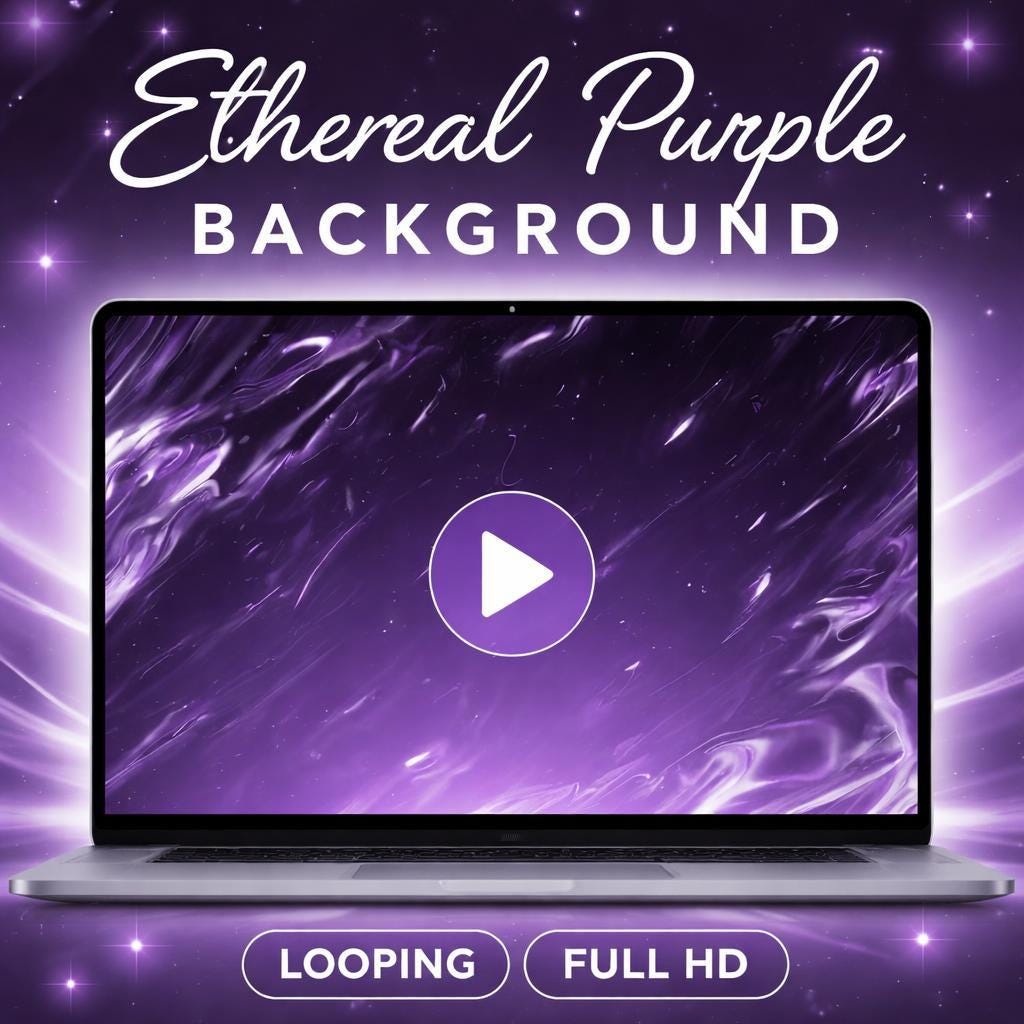 Purple Liquid Marble Animated Background | Seamless Loop Video | Virtual Background | Abstract Purple Video