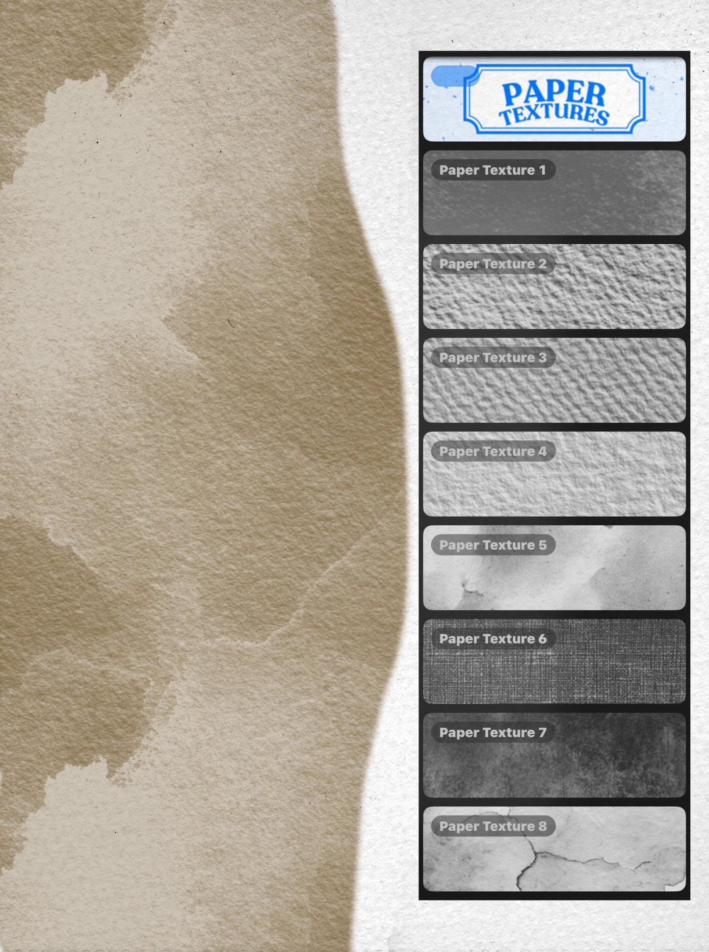 Procreate Watercolor Brushes, Textures, Stamps Bundle (iPad)