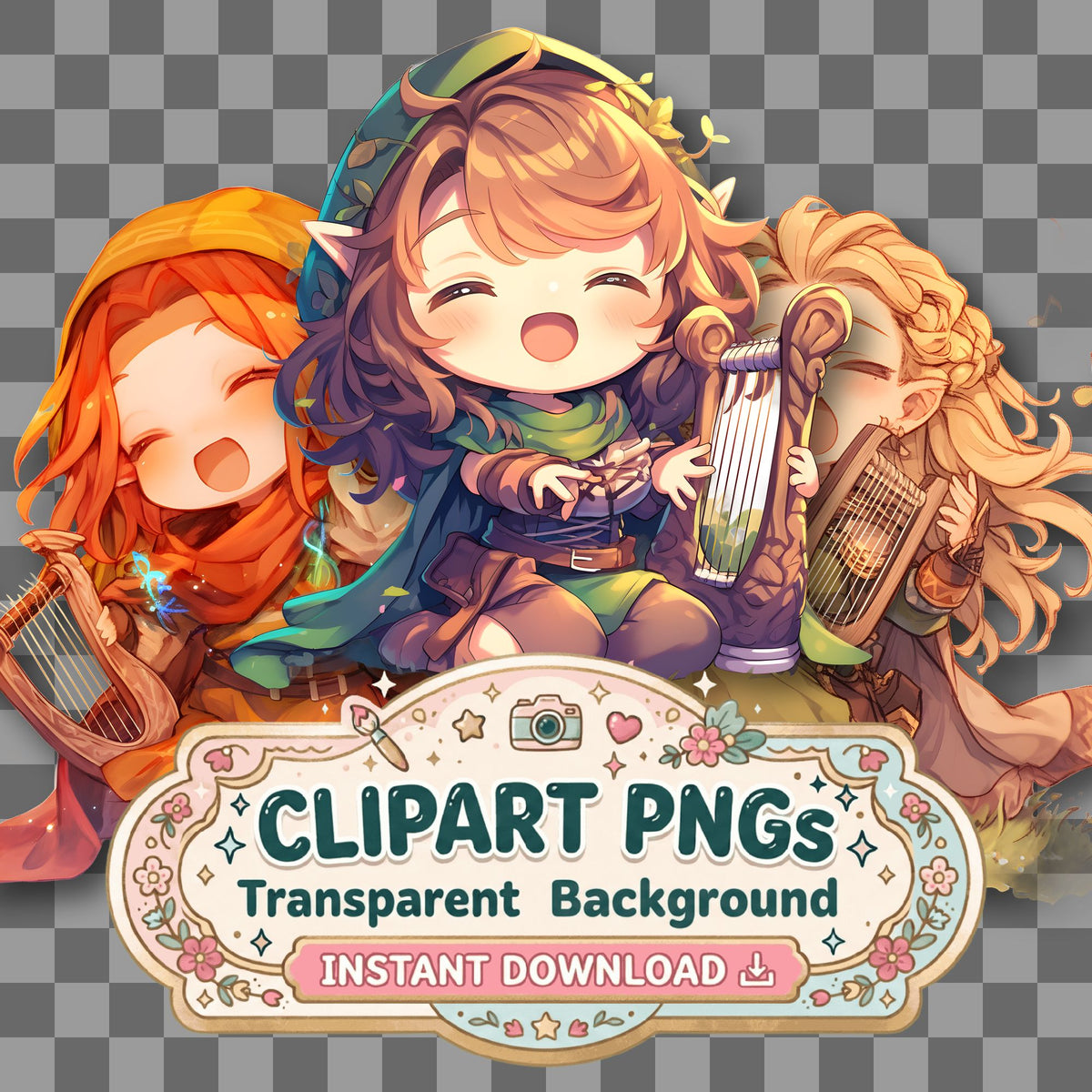 Bard Small Clipart Pngs