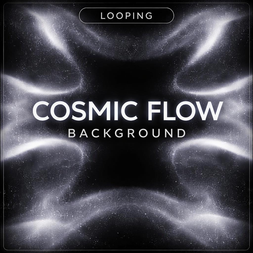Cosmic Particle Loop Background | Abstract Galaxy Space Animation | Seamless Animated Video for Visuals & VJ Loops