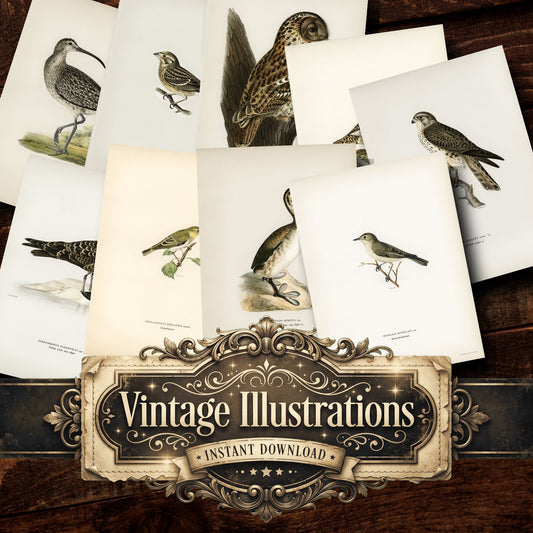 Birds Vintage Prints
