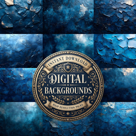 Blue Cracked Paint Texture Backdrop Images