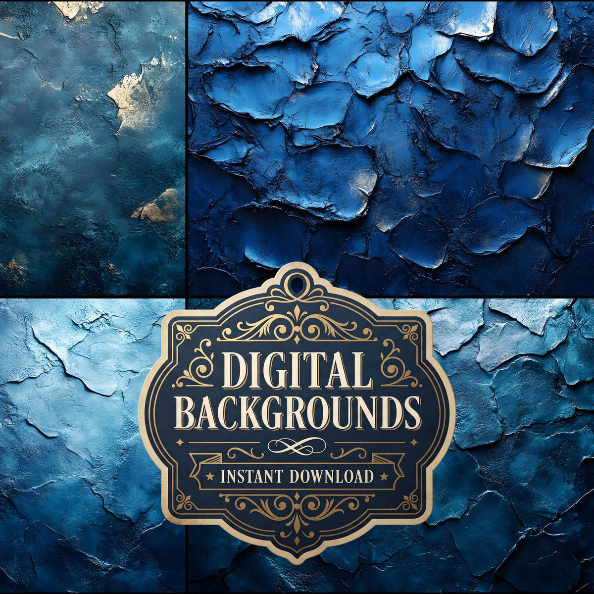 Blue Cracked Paint Texture Backdrop Images