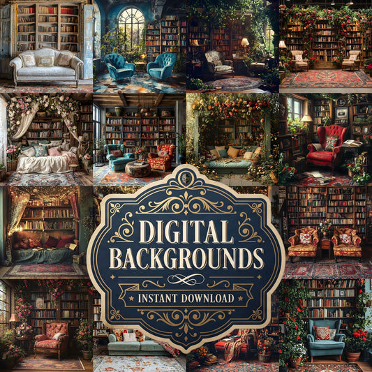 Bohemian Reading Backdrop Images