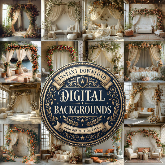 Boho Wedding Backdrop Images