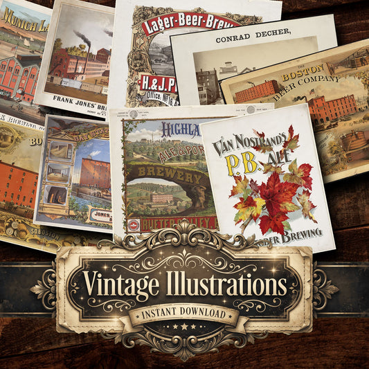 Boston Brewery Vintage Prints