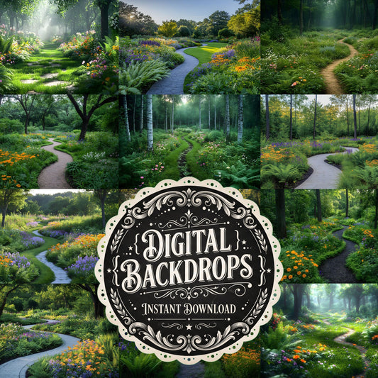 Botanical Bliss Backdrop Images