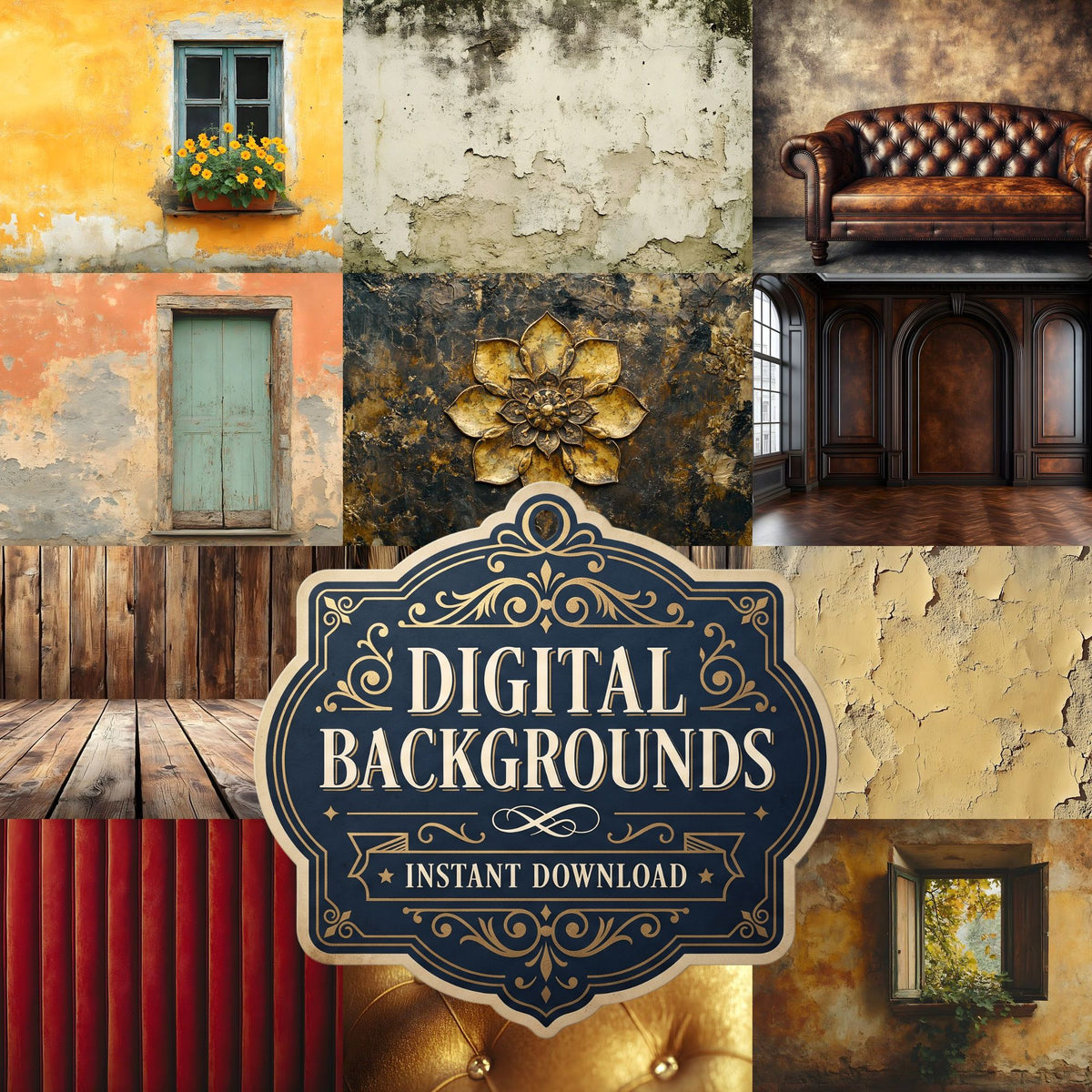 Brown Vintage Textured Wall Backdrop Images