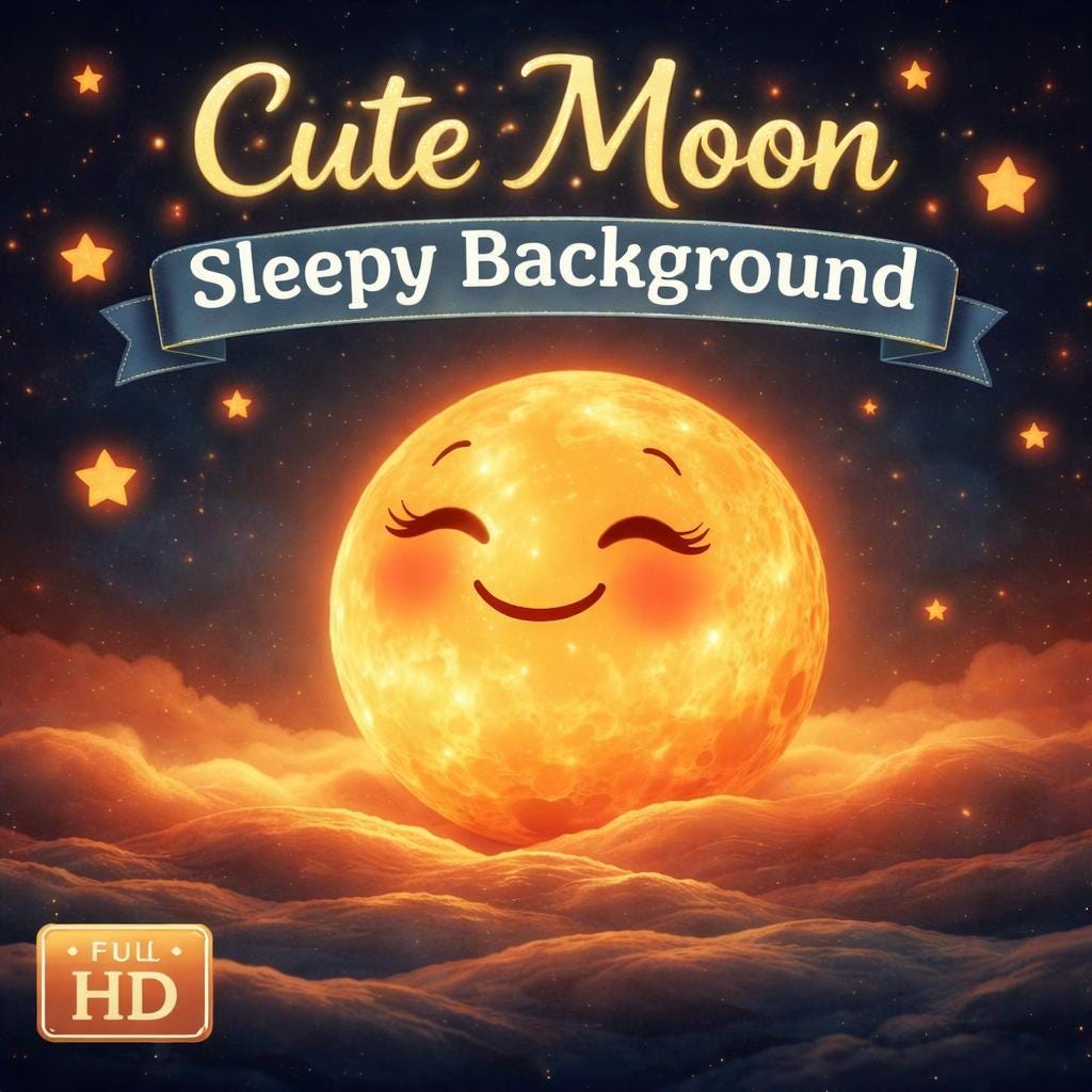 Moon Background looping animated video background, still frame 2