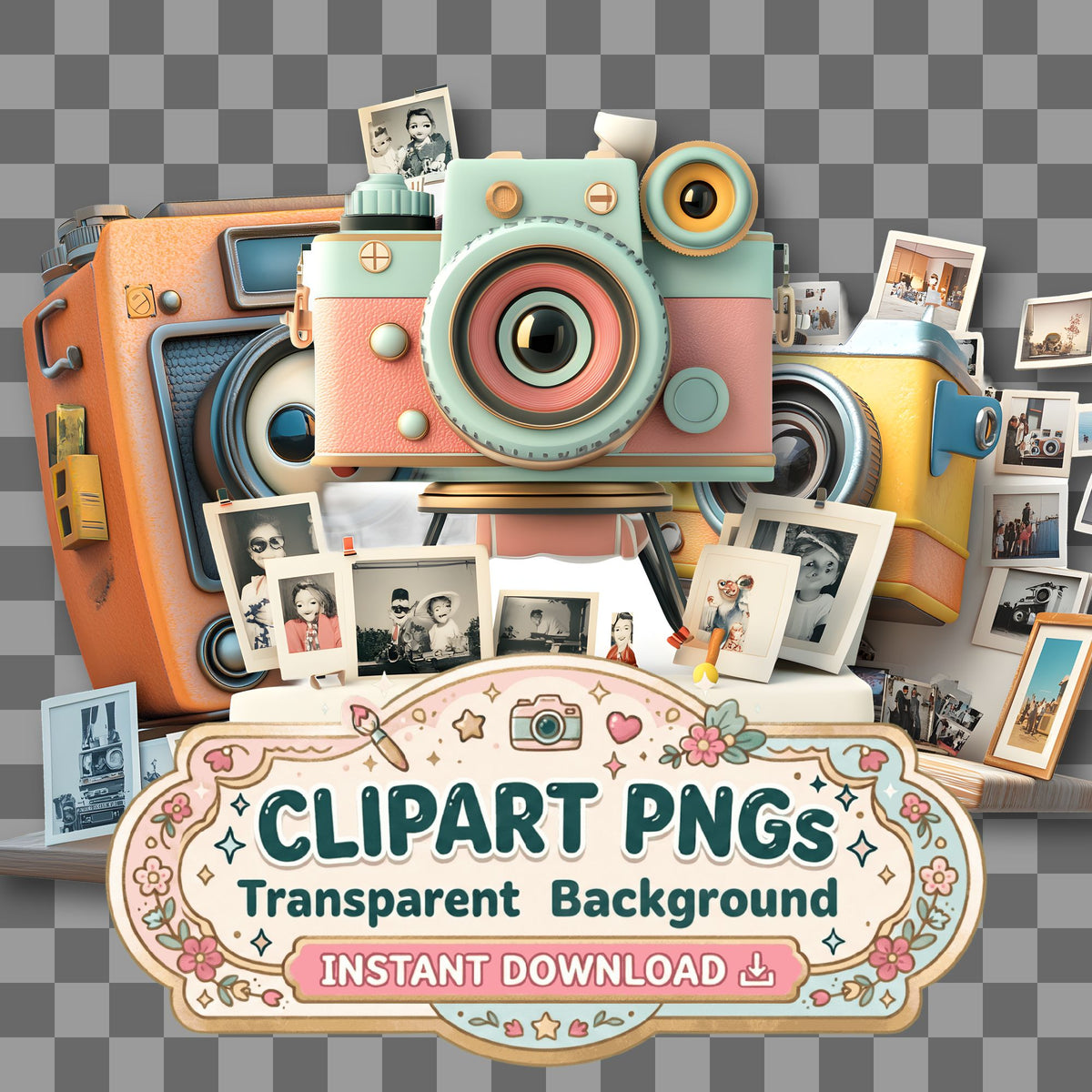 Camera Clipart Pngs