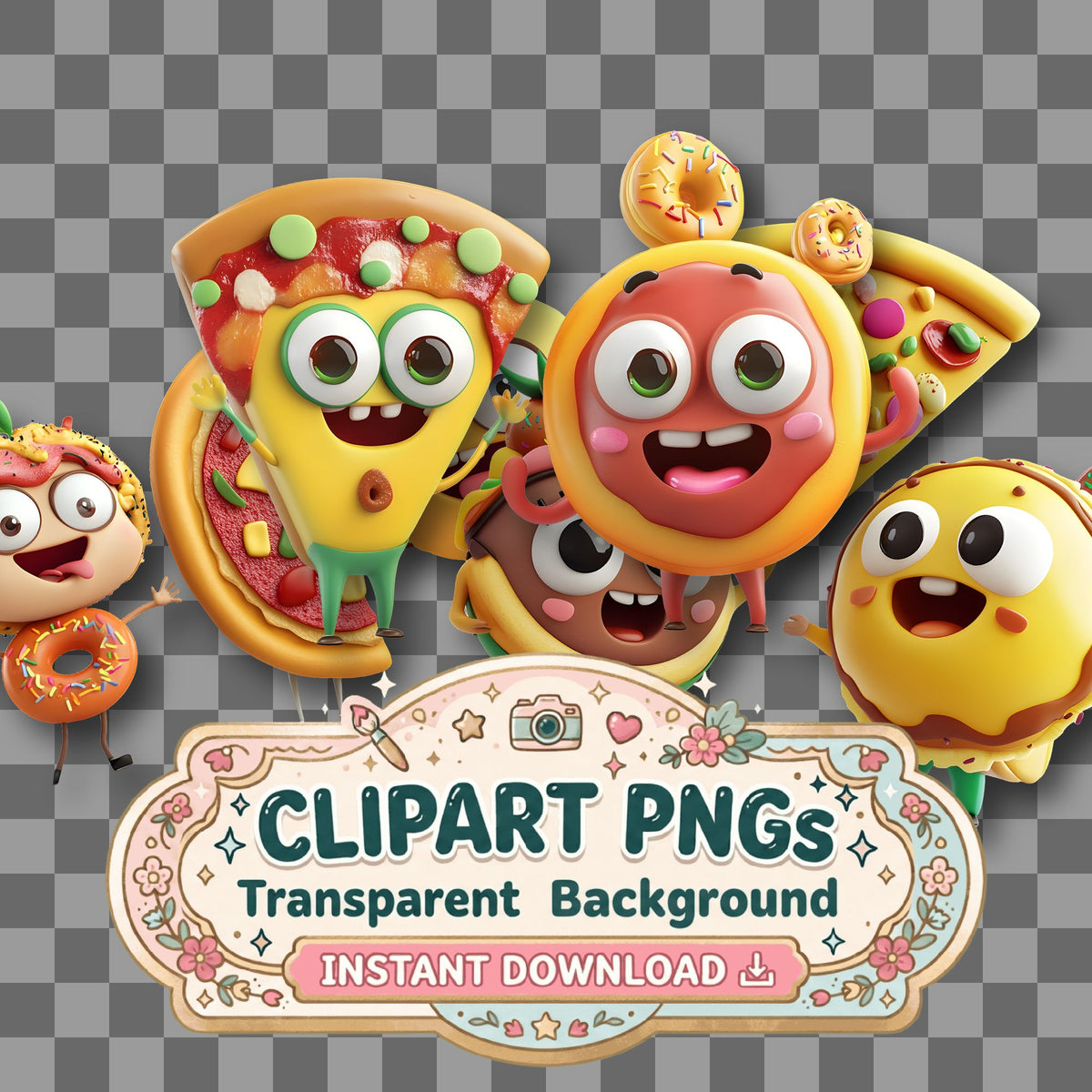 Cartoon Style Clipart Pngs
