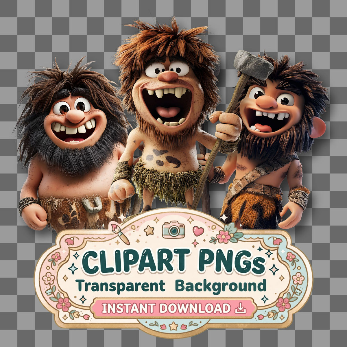 Caveman Clipart Pngs