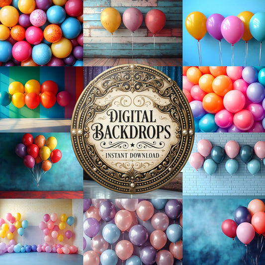 Celebration Balloons Backdrop Images