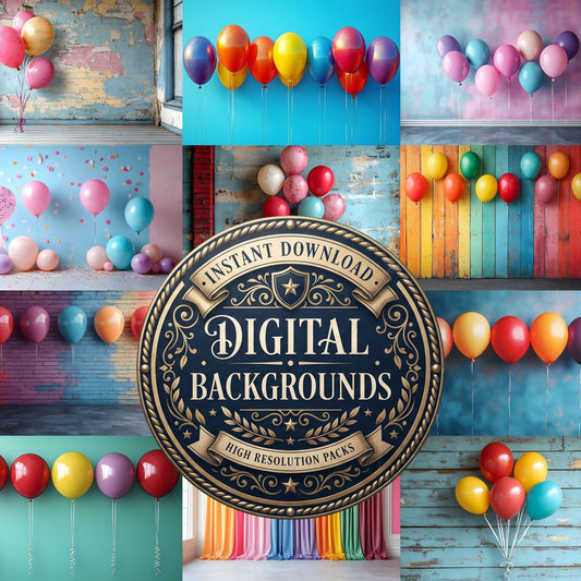 Celebration Balloons Backdrop Images