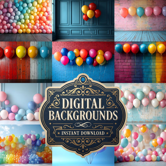 Celebration Balloons Backdrop Images