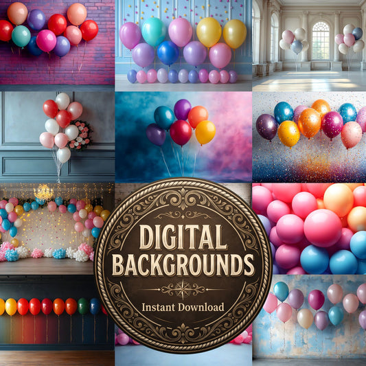 Celebration Balloons Backdrop Images