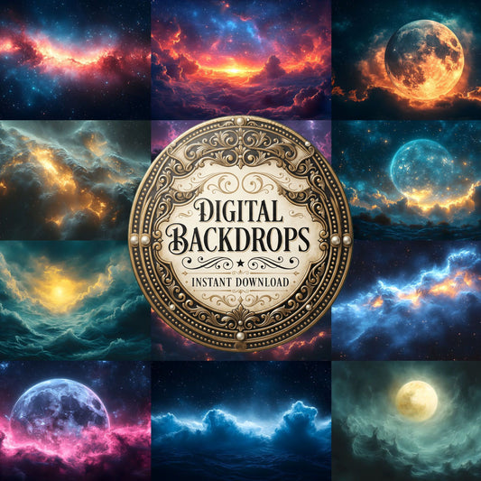Celestial Space Backdrop Images