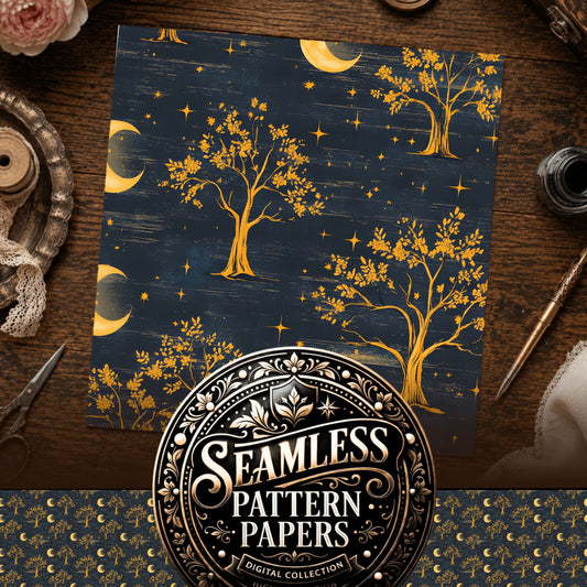 Celestial Seamless Pattern