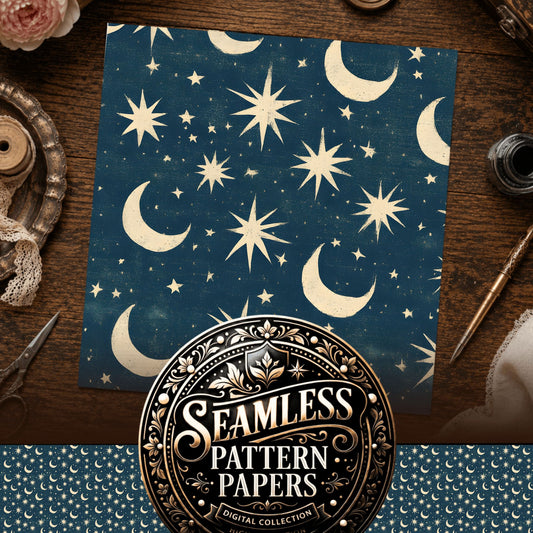 Celestial Seamless Pattern