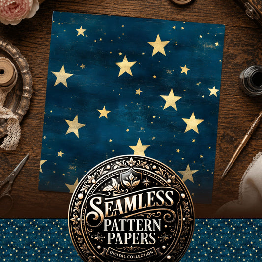 Celestial Seamless Pattern