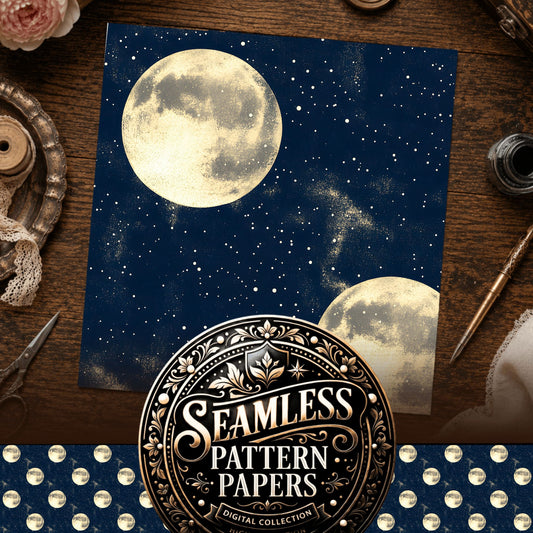 Celestial Seamless Pattern
