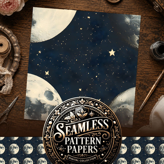Celestial Seamless Pattern