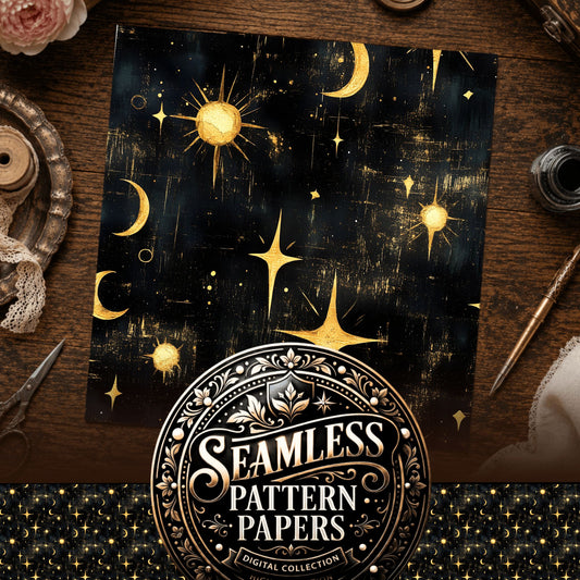 Celestial Seamless Pattern