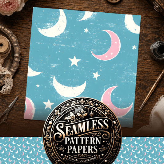 Celestial Seamless Pattern