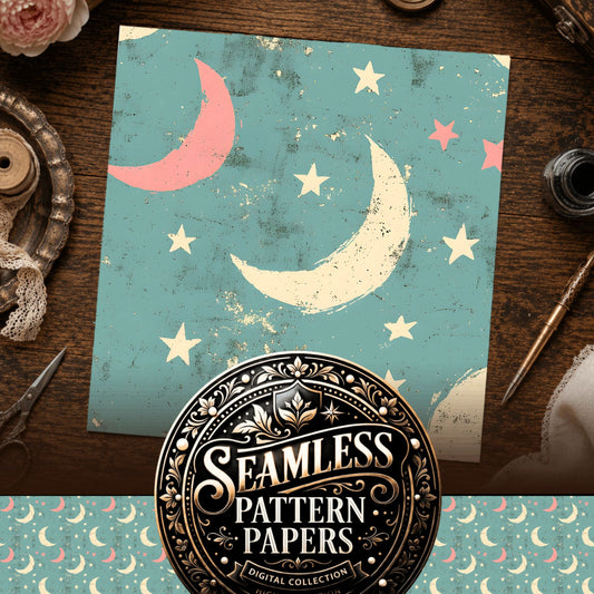 Celestial Seamless Pattern