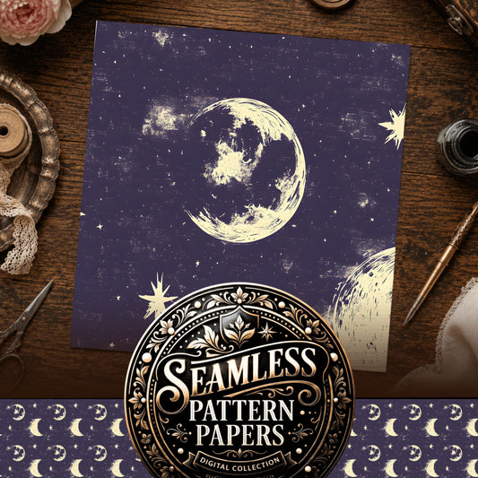 Celestial Seamless Pattern